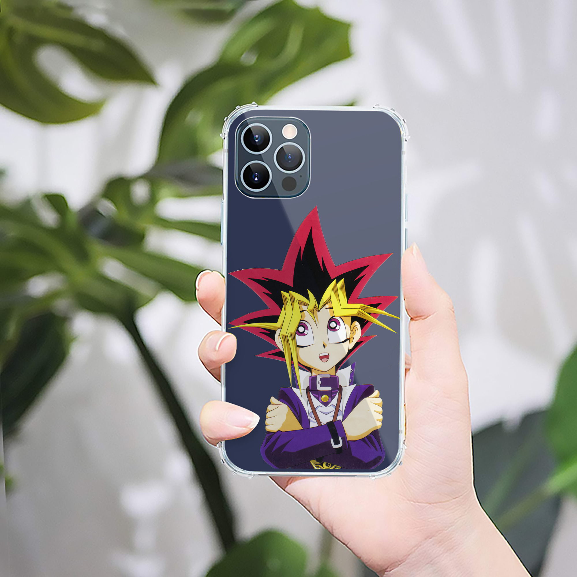 （画像用） 遊☆戯☆王 Yu-Gi-Oh! 【iPhone 12シリーズ対応】透明スマホケース（クリアソフトケース）